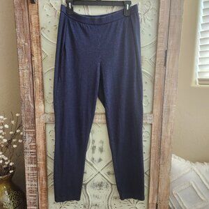 Eileen Fisher Hemp/Organic Cotton Knit Stretch Ponte Pants | Small